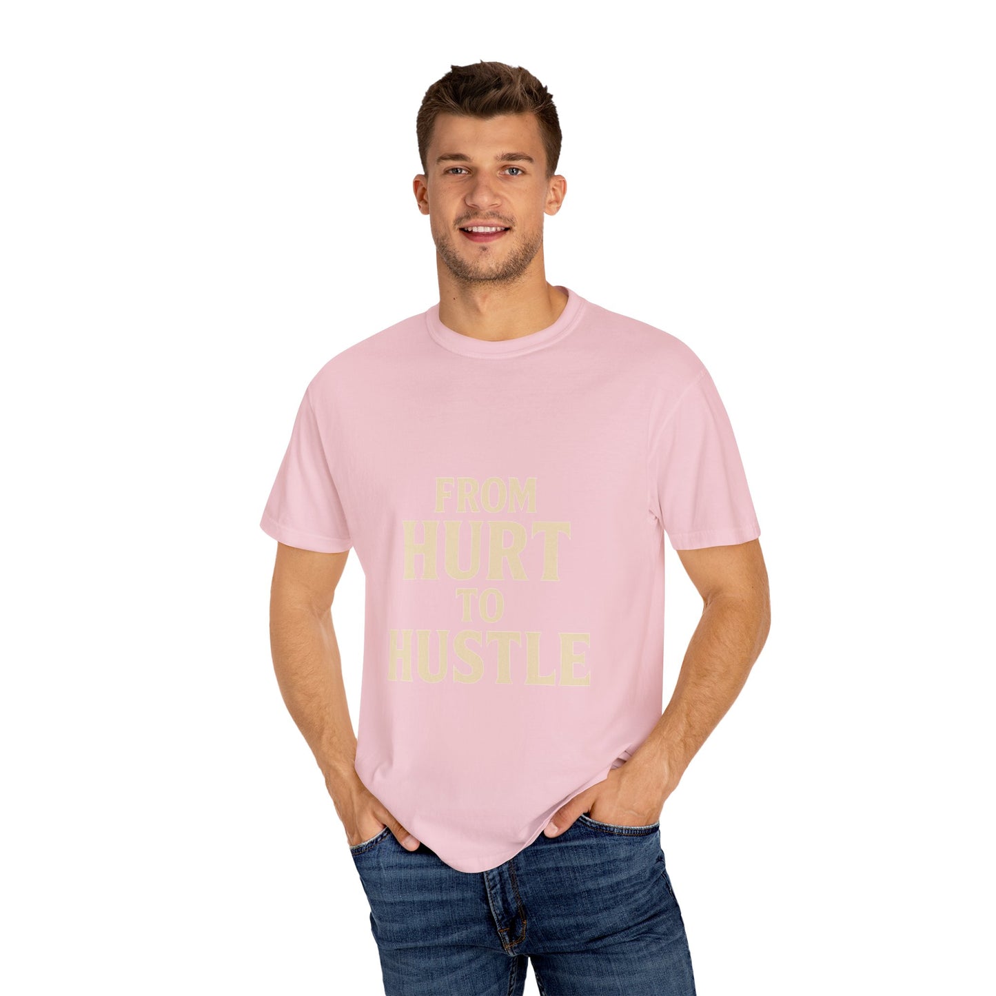 Inspirational Unisex T-Shirt: From Hurt to Hustle, Motivational Tee for Everyday Wear, Gift for Entrepreneurs, Positive Vibes, [...]