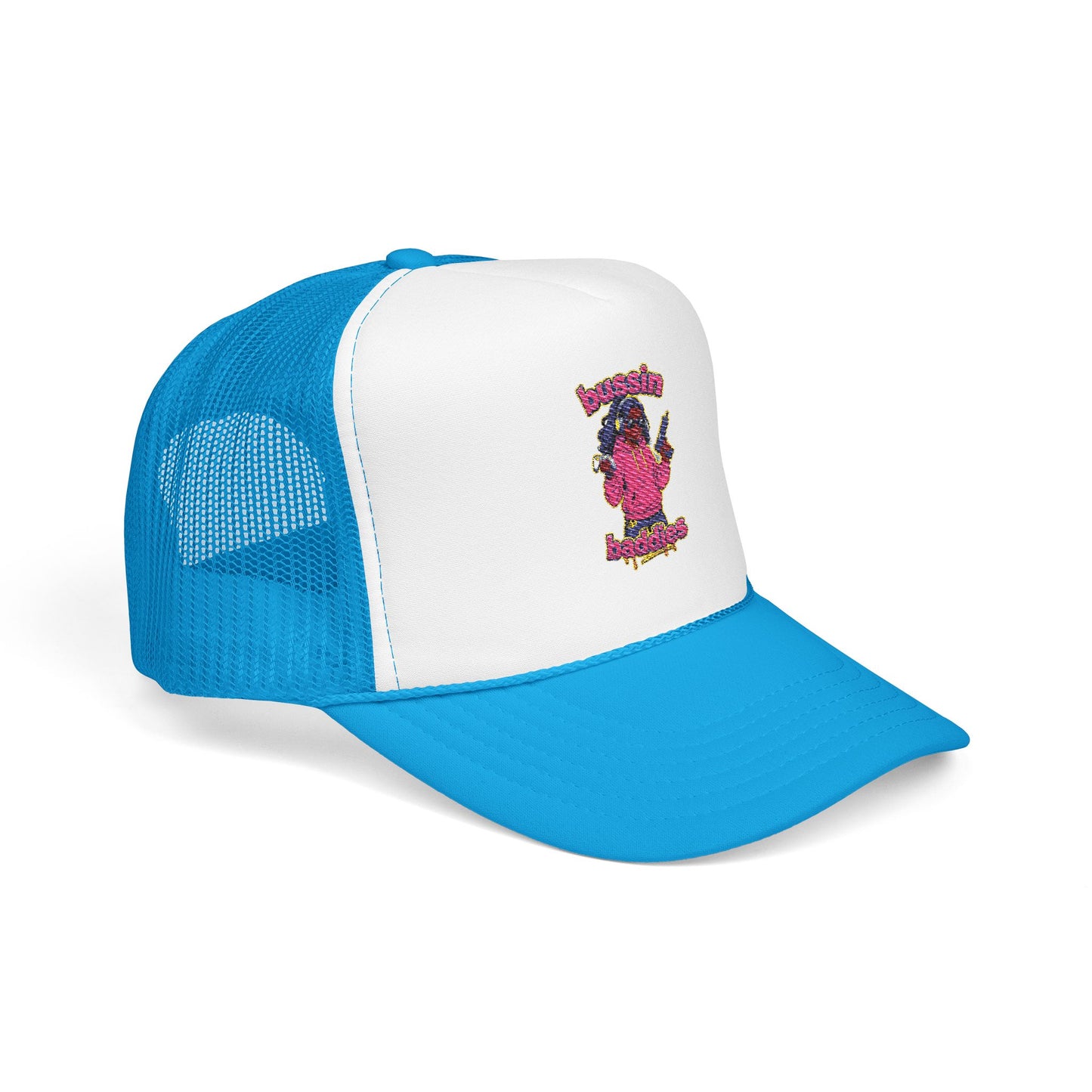 Vibrant Embroidered Trucker Hat, Fun Hat for Outdoor Adventures, Adjustable Baseball Cap, Perfect Gift for Festivals, Summer Wear, [...]