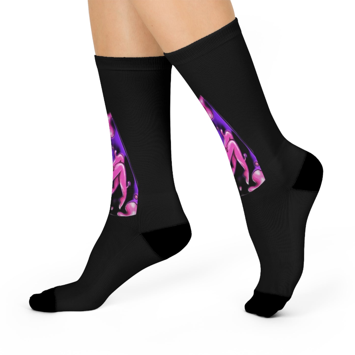 Stylish Cushioned Crew Socks with Fun Design, Cozy Footwear for Everyday Wear, Perfect Gift for Sock Lovers, Unique Fashion Socks, [...]