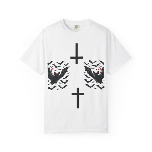 Gothic Bat T-Shirt - Unisex Vibe, Perfect for Halloween, Alternative Fashion, Graphic Tee, Gift for Him/Her/Nonbinary