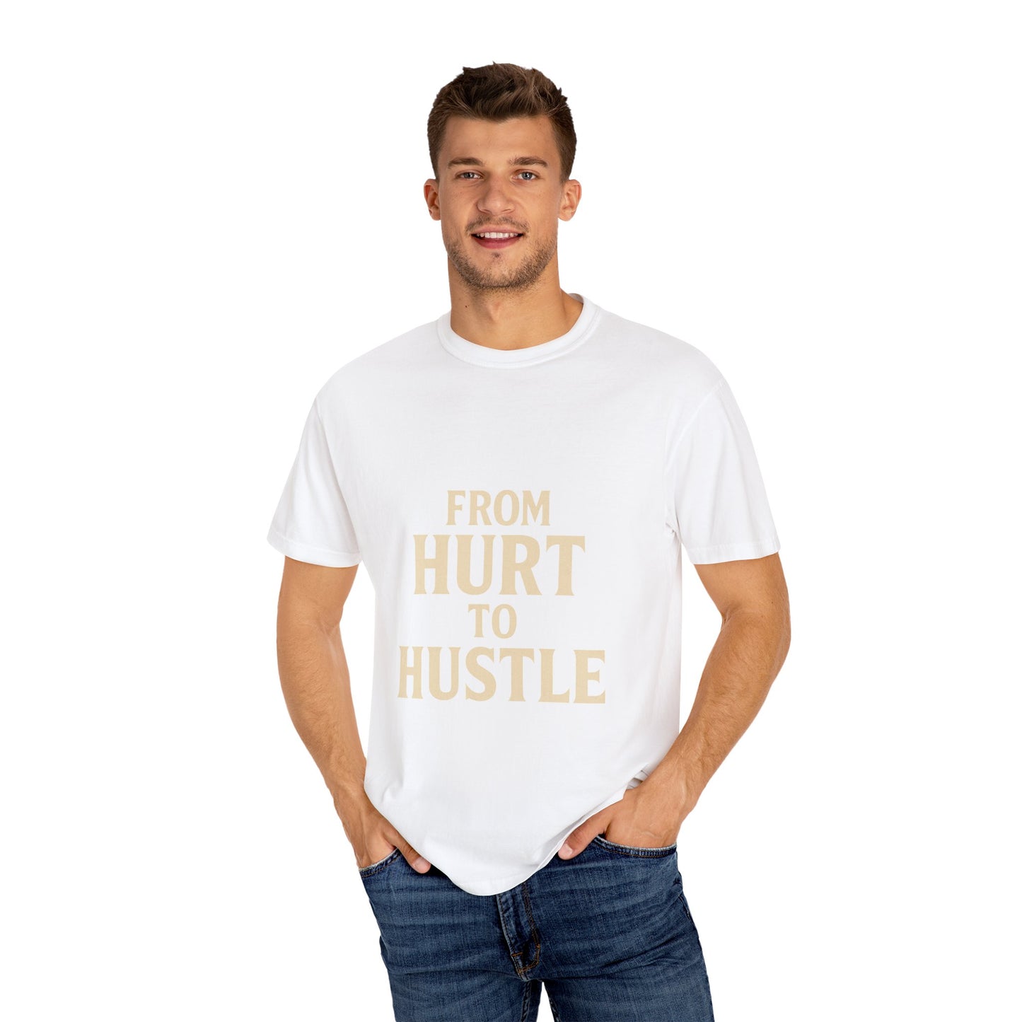 Inspirational Unisex T-Shirt: From Hurt to Hustle, Motivational Tee for Everyday Wear, Gift for Entrepreneurs, Positive Vibes, [...]
