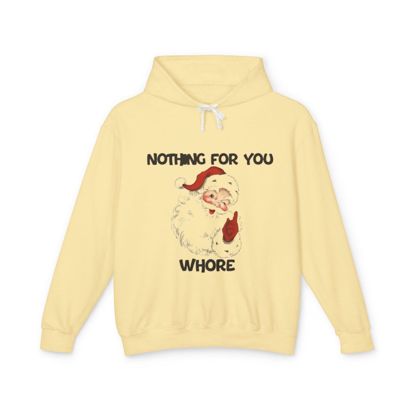 Funny Holiday Hooded Sweatshirt for Christmas, Humorous Gift, Unisex Lightweight Pullover, Santa Joke Hoodie, Christmas Apparel, [...]