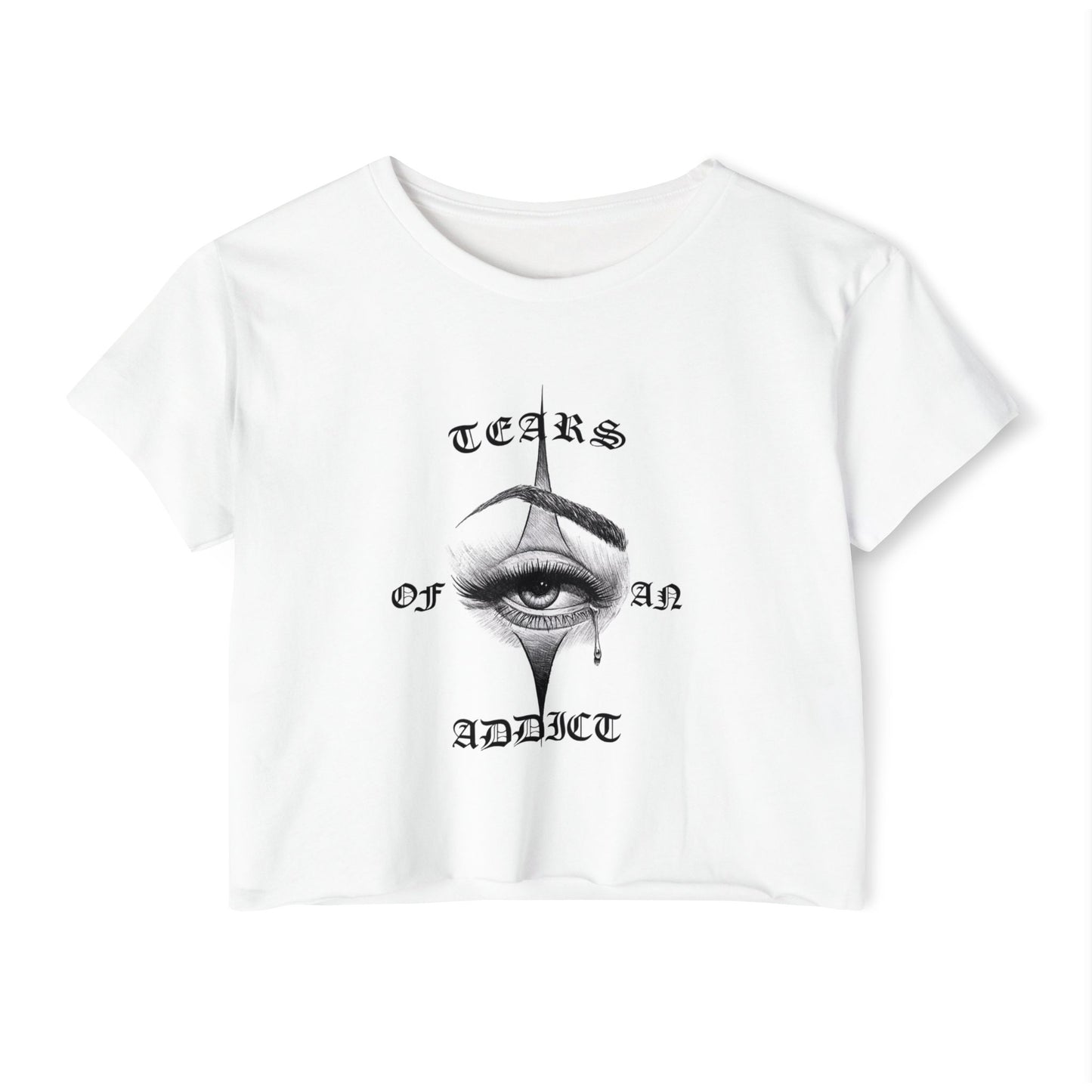 Women's Festival Crop Top with Unique Eye Design, Boho Crop Top, Festival Wear, Street Style Tee, Music Festival Outfit, Summer [...]