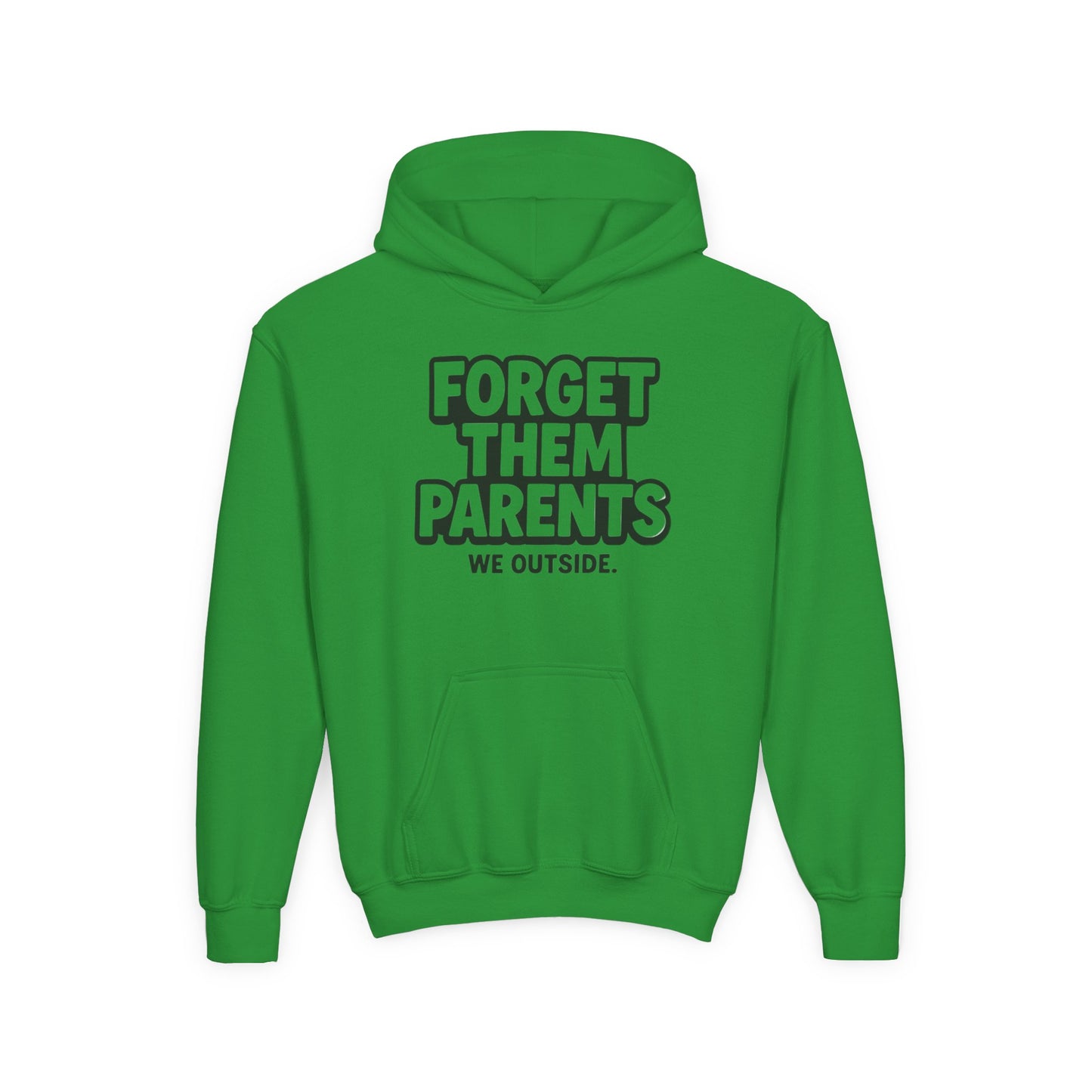Youth Hoodie - Forget Them Parents | Trendy Sweatshirt for Teens | Perfect for Outdoor Fun, Gift for Birthday, Back to School, [...]