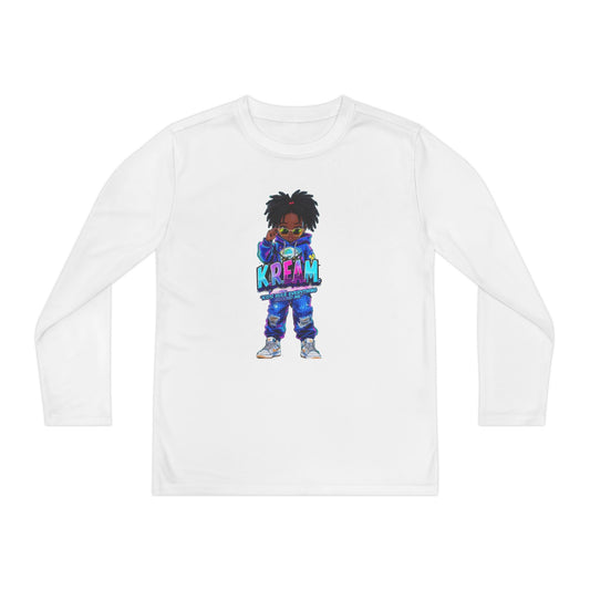 Youth Long Sleeve Tee for Trendy Kids, Cool Graphic Tee, Perfect for Birthdays, Playdates, School Events, Unique Gift Idea