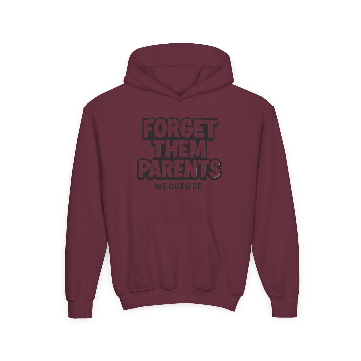 Youth Hoodie - Forget Them Parents | Trendy Sweatshirt for Teens | Perfect for Outdoor Fun, Gift for Birthday, Back to School, [...]