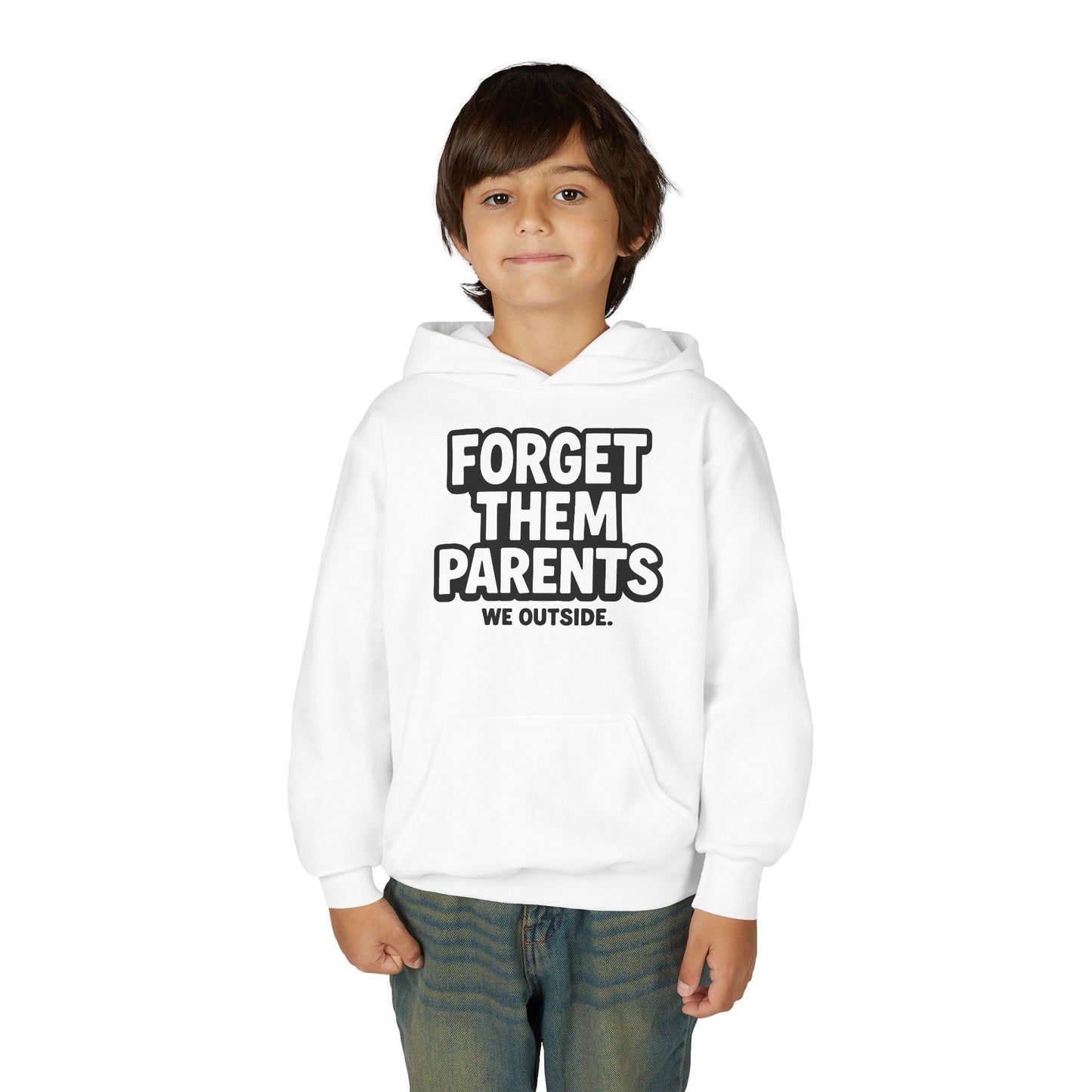 Youth Hoodie - Forget Them Parents | Trendy Sweatshirt for Teens | Perfect for Outdoor Fun, Gift for Birthday, Back to School, [...]
