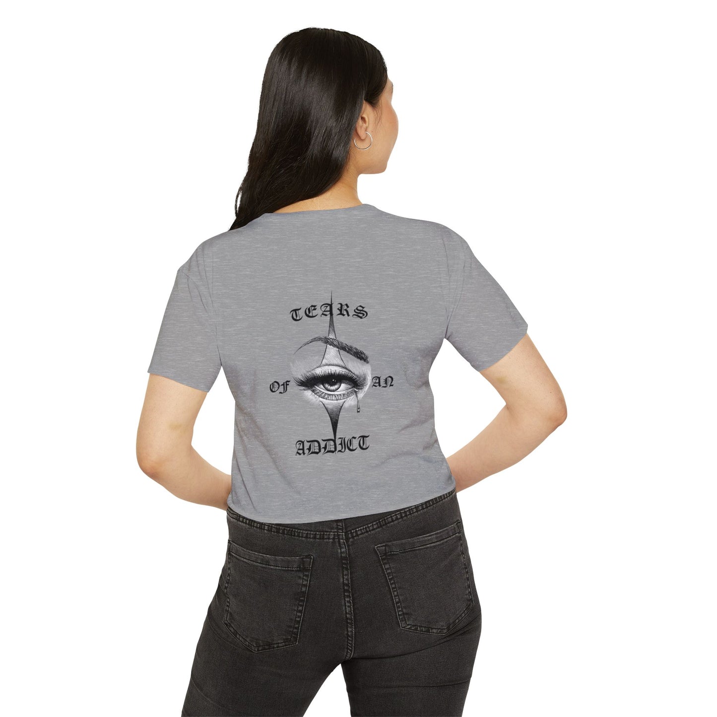 Women's Festival Crop Top with Unique Eye Design, Boho Crop Top, Festival Wear, Street Style Tee, Music Festival Outfit, Summer [...]