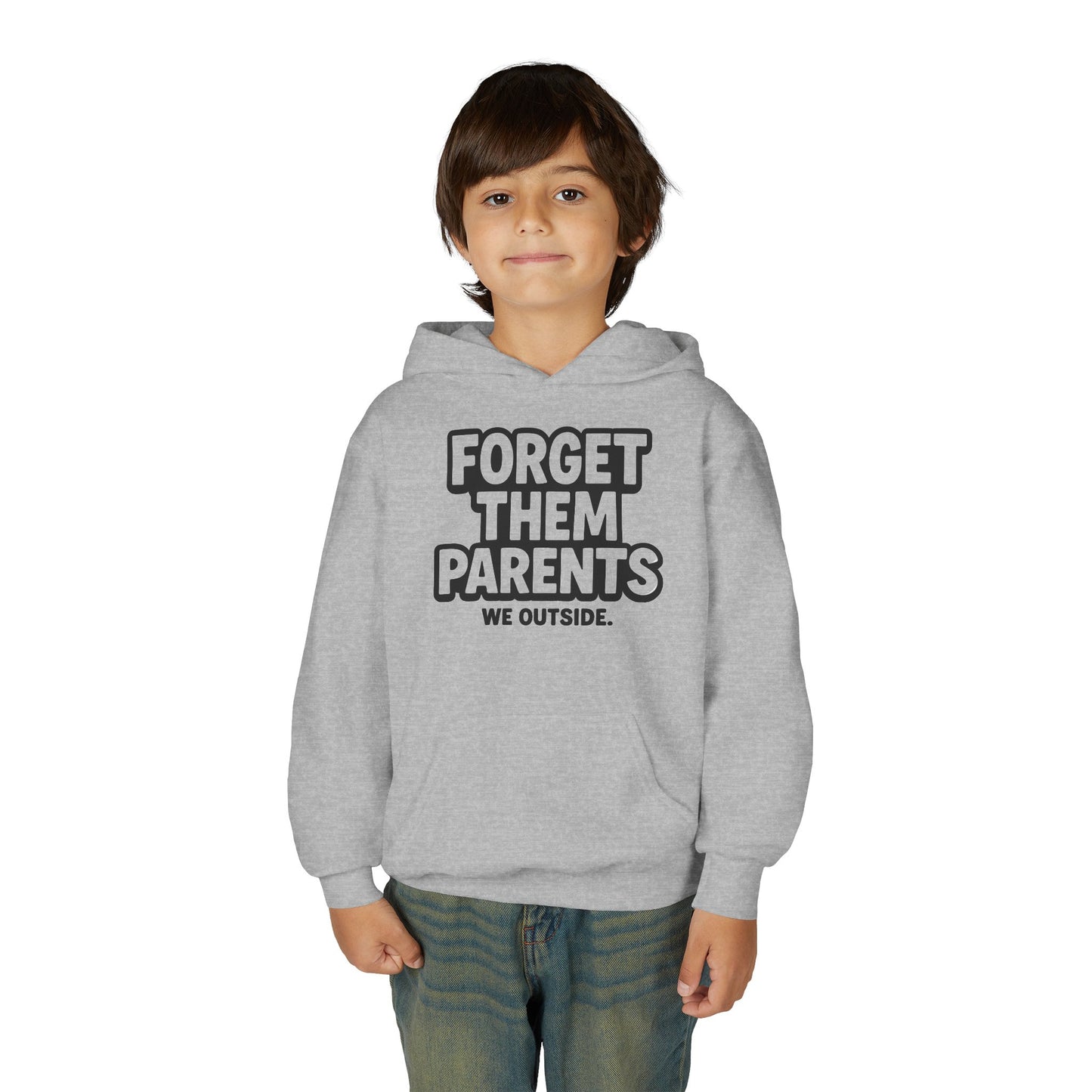 Youth Hoodie - Forget Them Parents | Trendy Sweatshirt for Teens | Perfect for Outdoor Fun, Gift for Birthday, Back to School, [...]