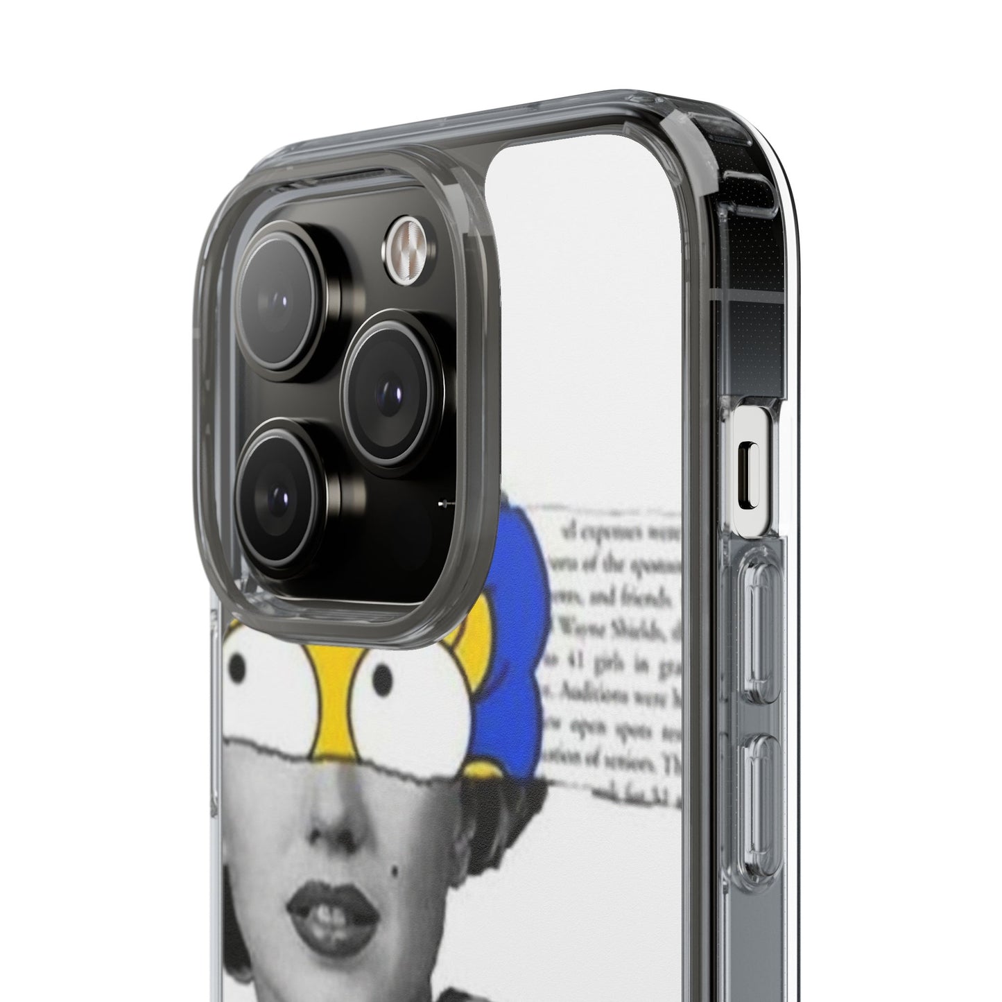 Unique Clear Case with Artistic Design, Phone Case, Customizable Clear Covers, Quirky Phone Accessories, Gifts for Her, Pop Culture [...]