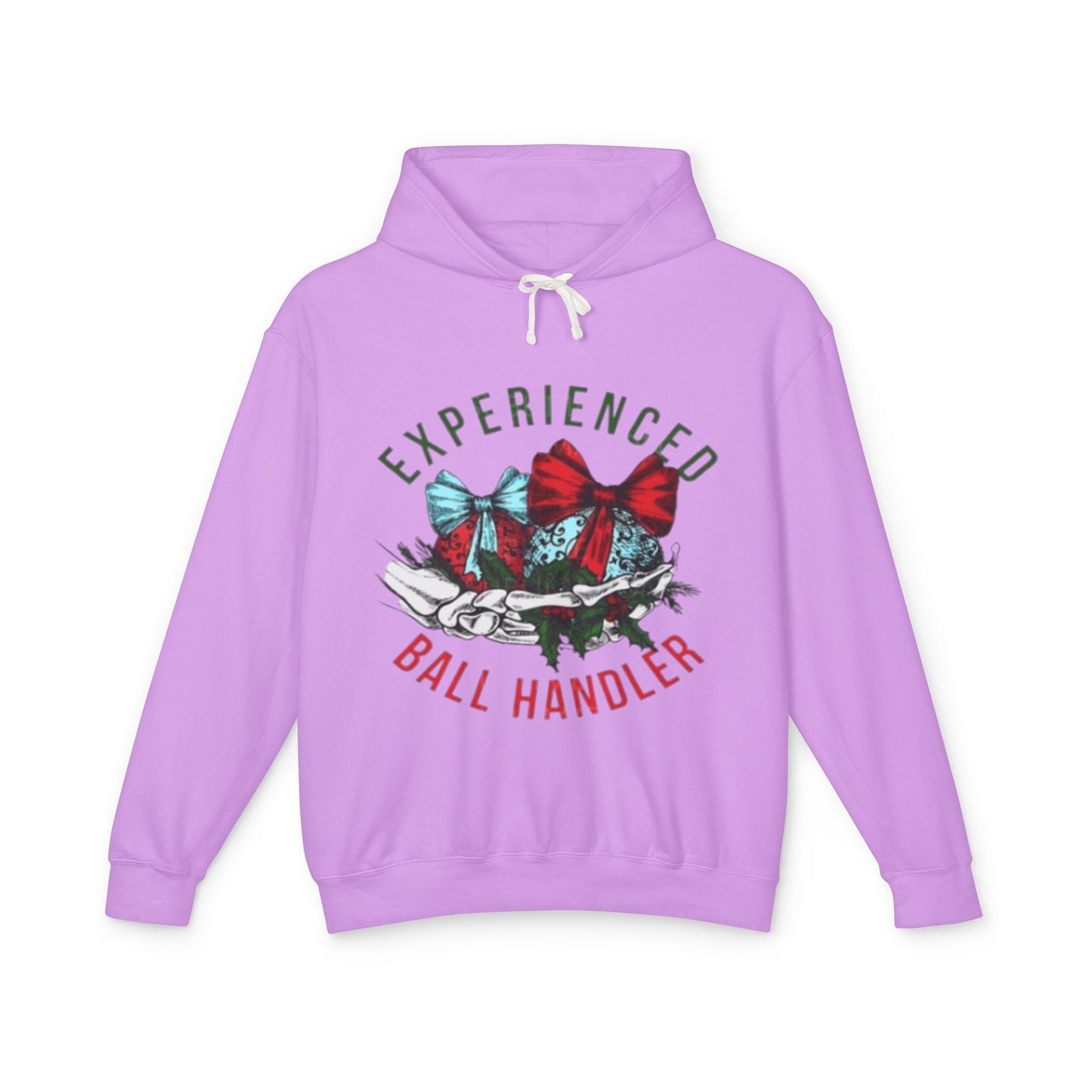 Unisex Lightweight Hooded Sweatshirt with Bow Design - Perfect for Basketball Lovers, Gift for Coaches, Holiday Apparel, Comfortable [...]