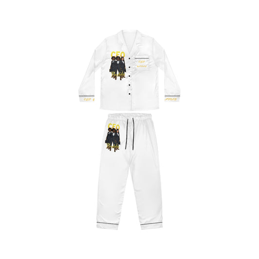 Chic Women's Satin Pajamas Set with 'Soft Life' Design, Luxurious Sleepwear for Relaxation, Perfect Gift for Her, Stylish Loungewear, [...]
