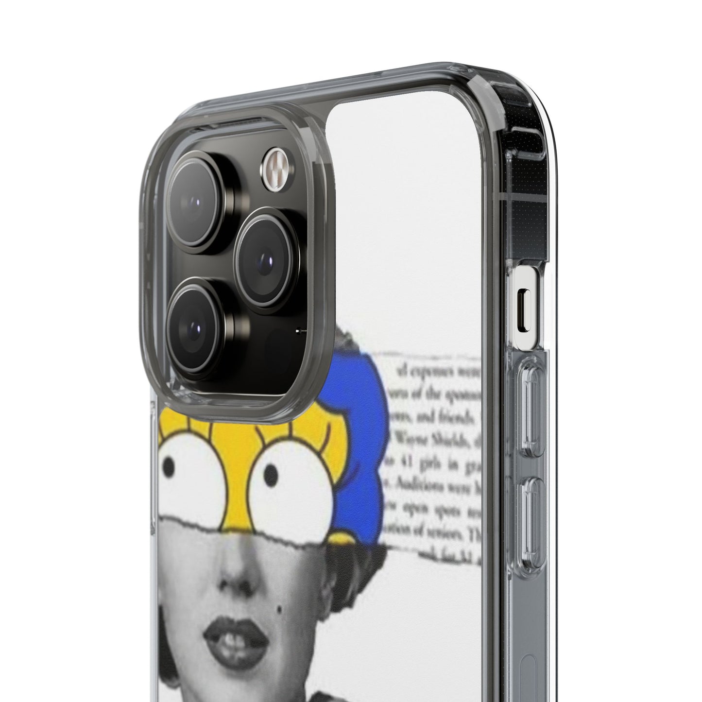 Unique Clear Case with Artistic Design, Phone Case, Customizable Clear Covers, Quirky Phone Accessories, Gifts for Her, Pop Culture [...]