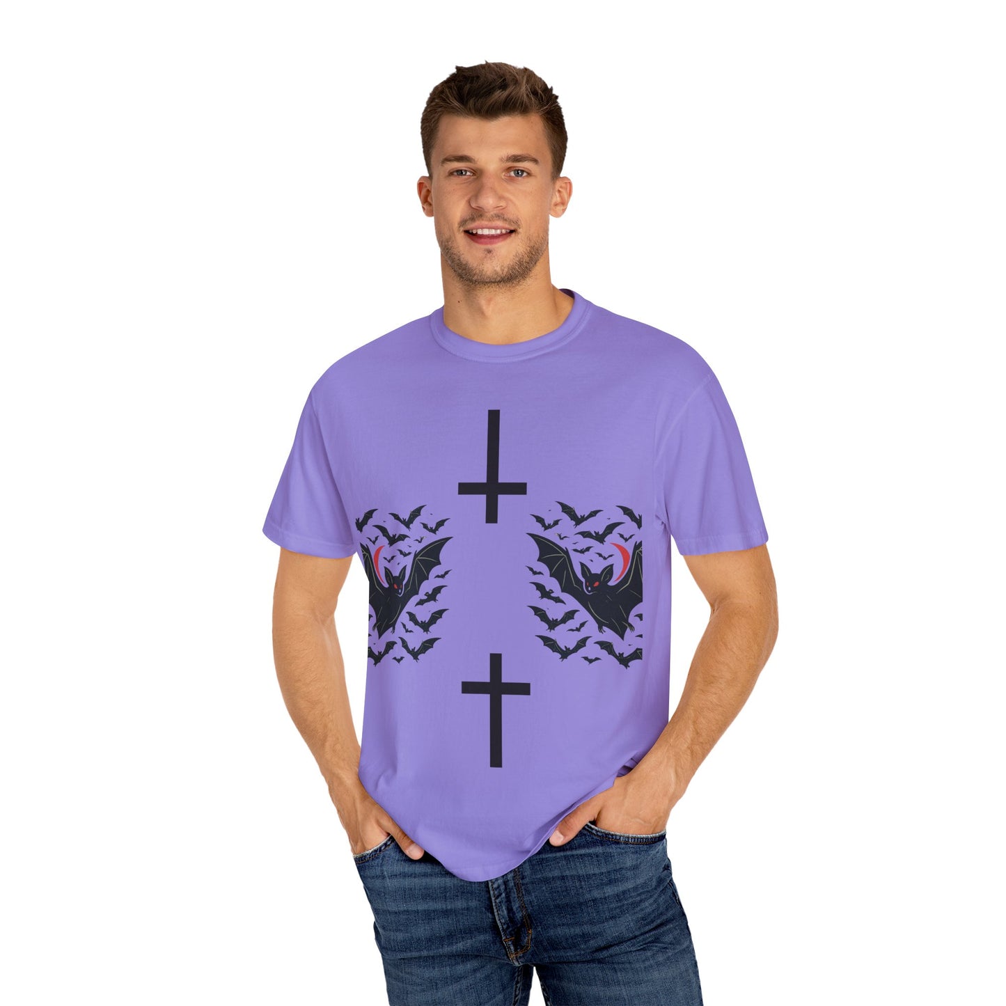 Gothic Bat T-Shirt - Unisex Vibe, Perfect for Halloween, Alternative Fashion, Graphic Tee, Gift for Him/Her/Nonbinary