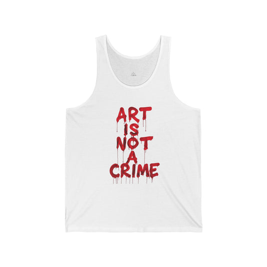 Art Inspired Unisex Jersey Tank, Graphic Tank Top, Art Lover Gift, Casual Wear, Street Style Apparel, Creative Expressions