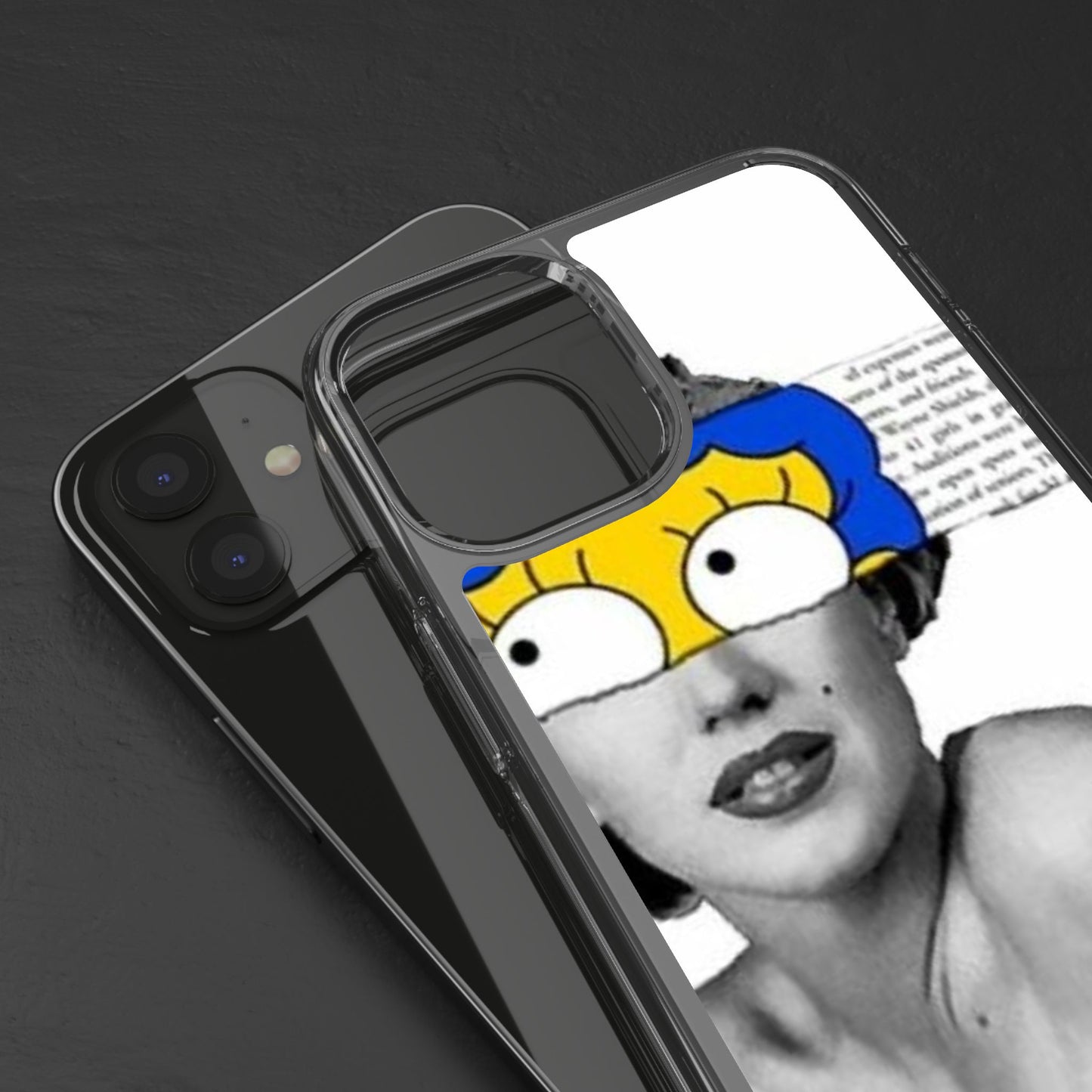 Unique Clear Case with Artistic Design, Phone Case, Customizable Clear Covers, Quirky Phone Accessories, Gifts for Her, Pop Culture [...]