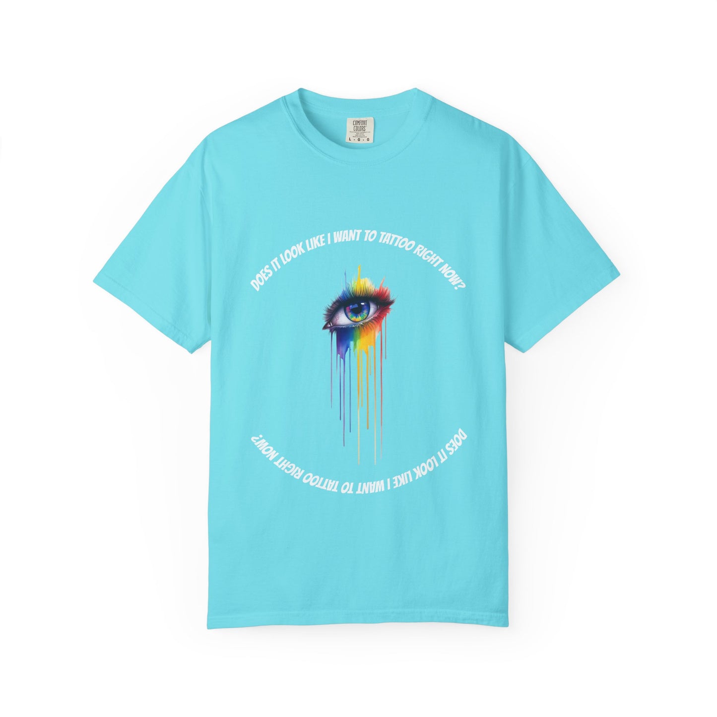 Vibrant Eye Art T-Shirt | Unisex Garment-Dyed Tee, Artistic Apparel, Colorful Fashion, Unique Gift, Everyday Wear
