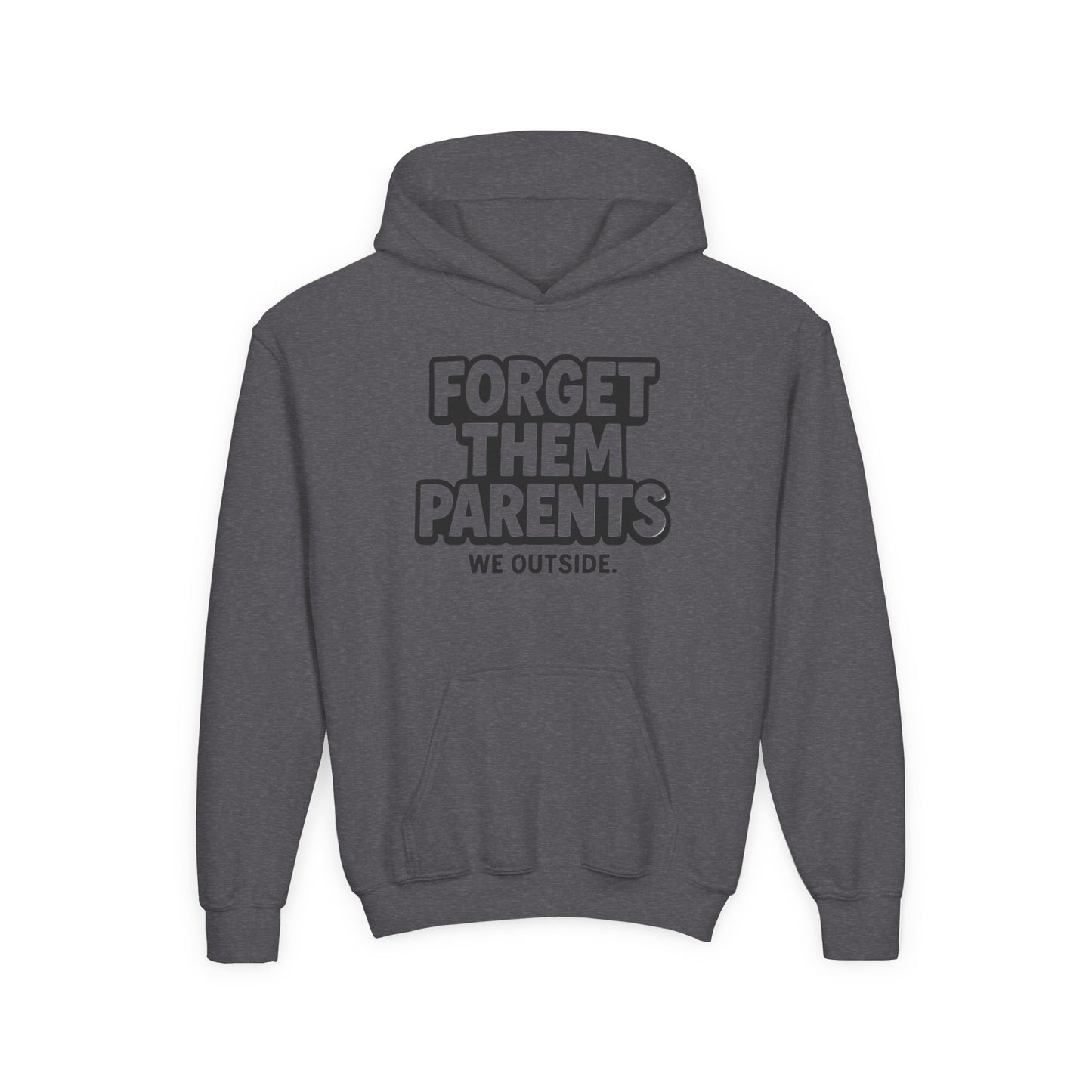 Youth Hoodie - Forget Them Parents | Trendy Sweatshirt for Teens | Perfect for Outdoor Fun, Gift for Birthday, Back to School, [...]
