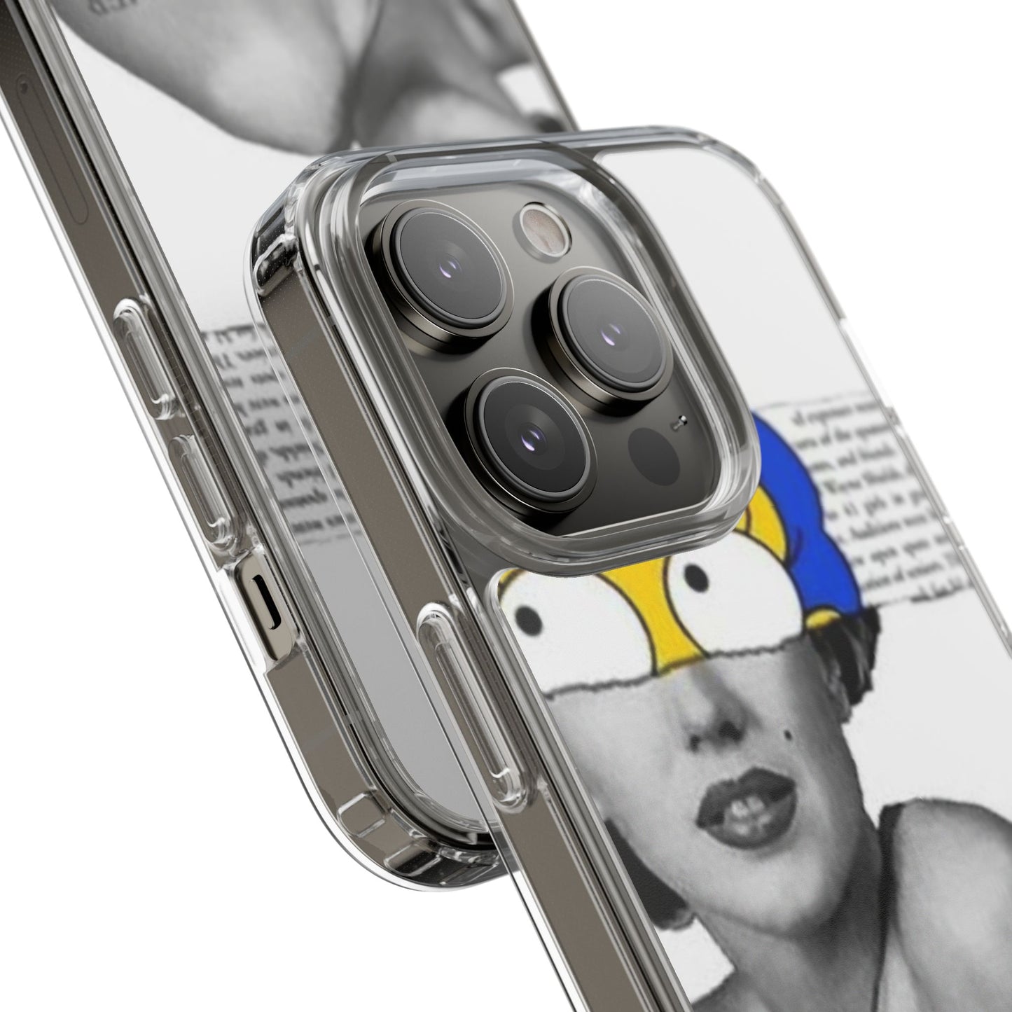 Unique Clear Case with Artistic Design, Phone Case, Customizable Clear Covers, Quirky Phone Accessories, Gifts for Her, Pop Culture [...]