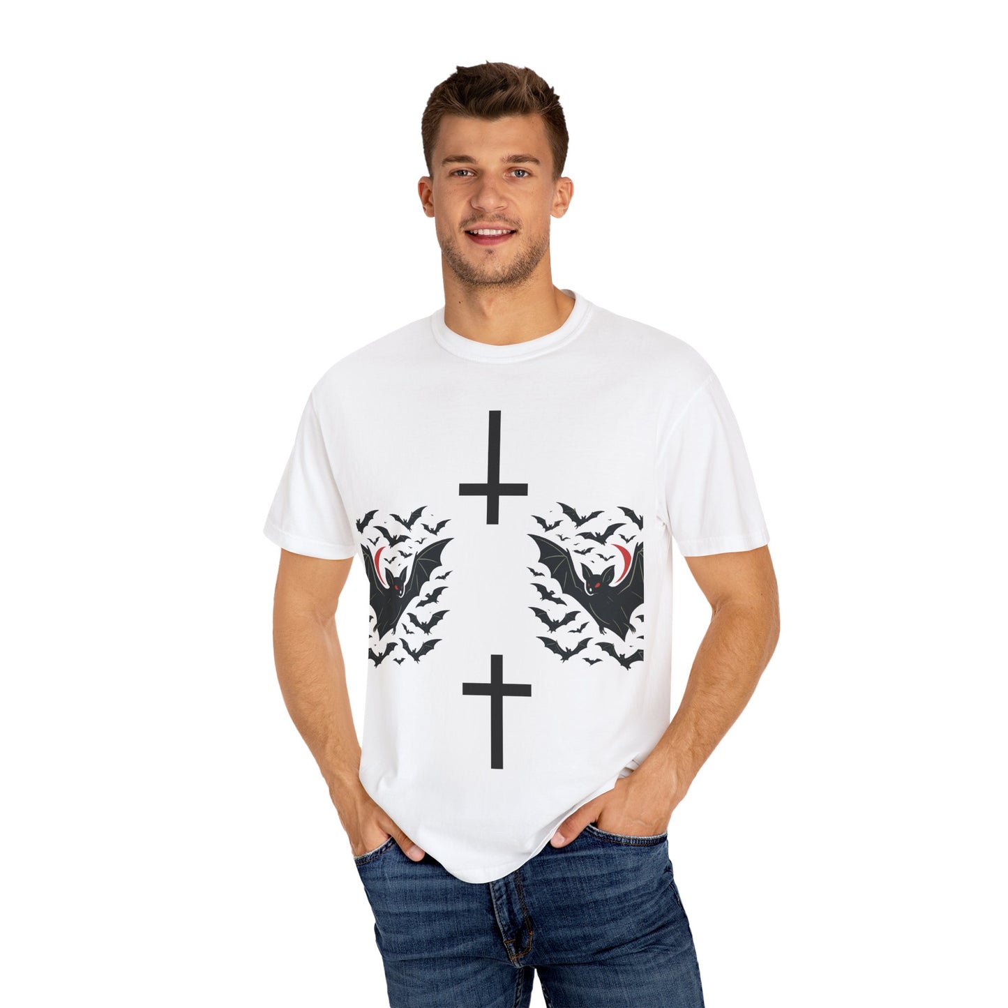 Gothic Bat T-Shirt - Unisex Vibe, Perfect for Halloween, Alternative Fashion, Graphic Tee, Gift for Him/Her/Nonbinary