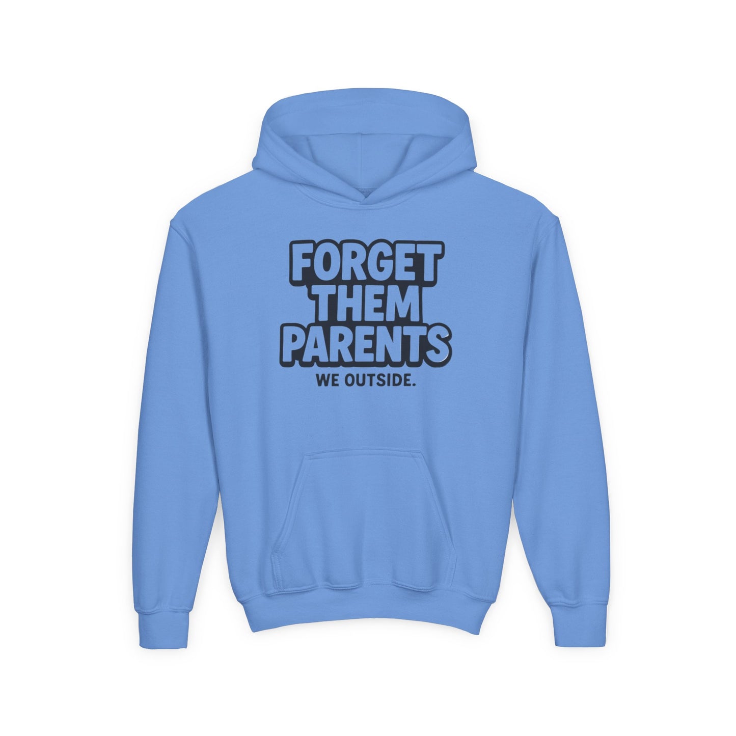 Youth Hoodie - Forget Them Parents | Trendy Sweatshirt for Teens | Perfect for Outdoor Fun, Gift for Birthday, Back to School, [...]