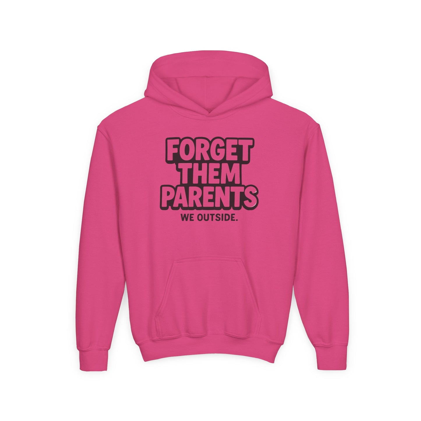 Youth Hoodie - Forget Them Parents | Trendy Sweatshirt for Teens | Perfect for Outdoor Fun, Gift for Birthday, Back to School, [...]