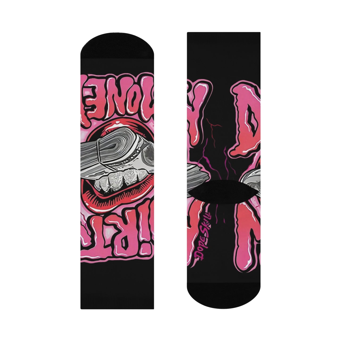Colorful Cushioned Crew Socks with Bold Graphic Design, Fun Footwear for Everyday Wear, Gifts for Friends, Casual Sock Style, Perfect [...]
