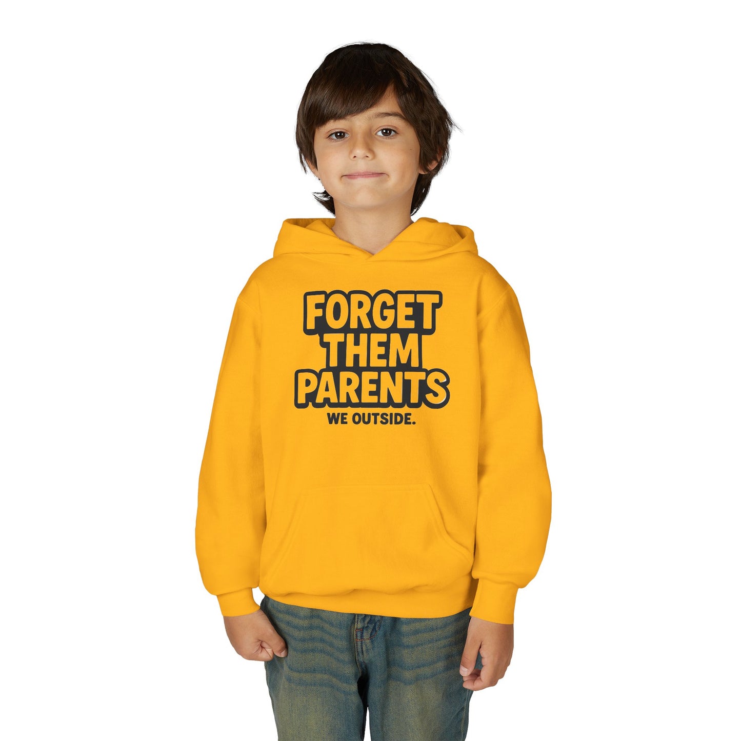 Youth Hoodie - Forget Them Parents | Trendy Sweatshirt for Teens | Perfect for Outdoor Fun, Gift for Birthday, Back to School, [...]