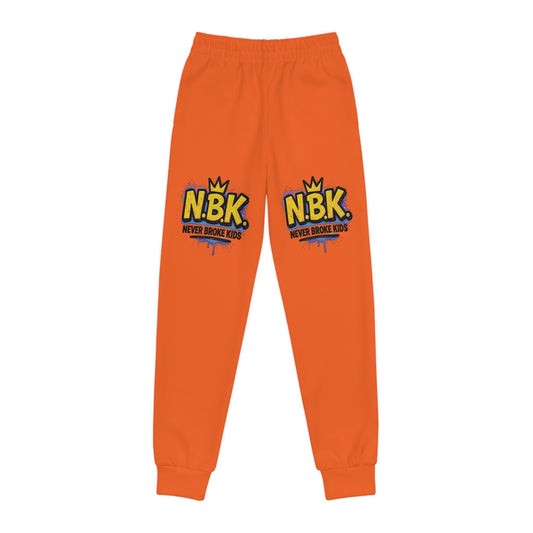 Youth Joggers with N.B.K. Design | Trendy Kids Loungewear for Play, Sports, Birthday Gift, Family Outings, and Everyday Comfort