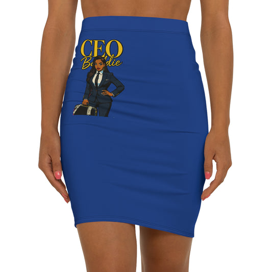 CEO Babe Mid-Waist Pencil Skirt, Empowering Fashion, Business Outfit, Office Wear, Gift for Entrepreneurs