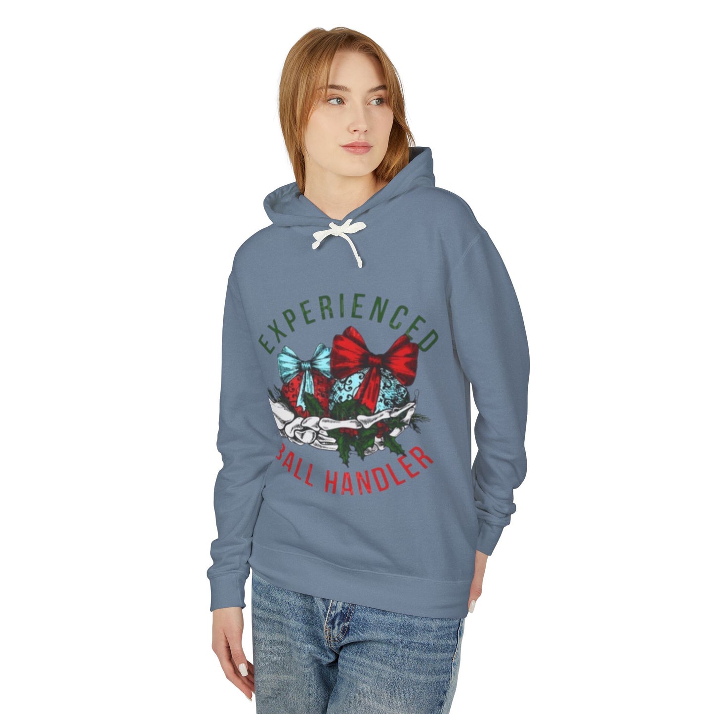 Unisex Lightweight Hooded Sweatshirt with Bow Design - Perfect for Basketball Lovers, Gift for Coaches, Holiday Apparel, Comfortable [...]