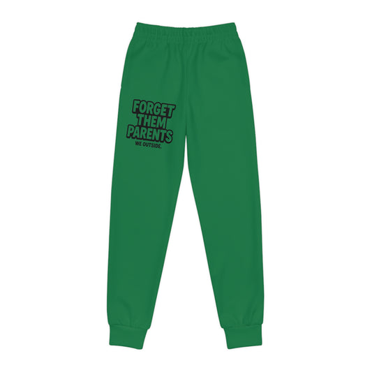 Youth Joggers with Fun Saying, Stylish Kids Workout Pants, Comfortable Jogging Bottoms, Perfect for Playtime and Sports