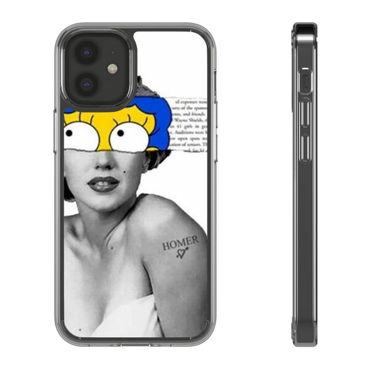 Unique Clear Case with Artistic Design, Phone Case, Customizable Clear Covers, Quirky Phone Accessories, Gifts for Her, Pop Culture [...]
