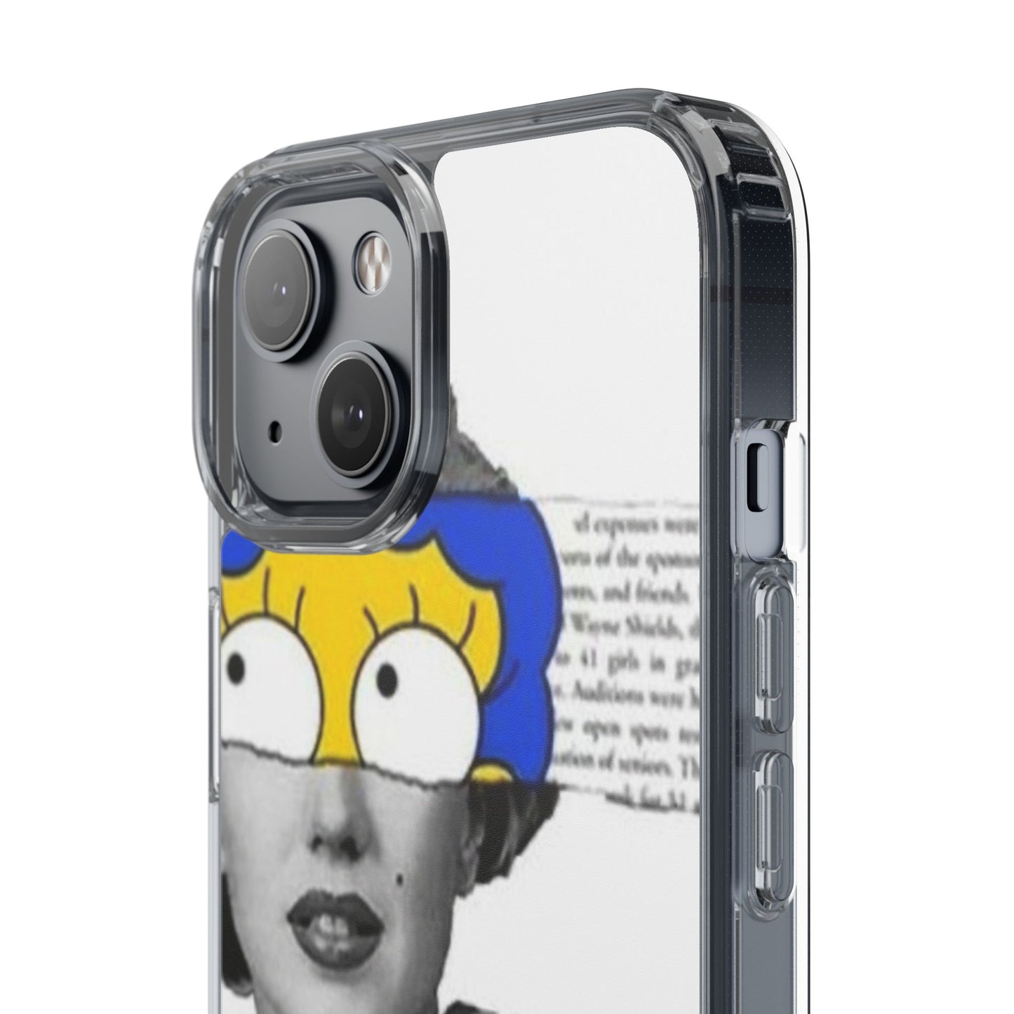 Unique Clear Case with Artistic Design, Phone Case, Customizable Clear Covers, Quirky Phone Accessories, Gifts for Her, Pop Culture [...]