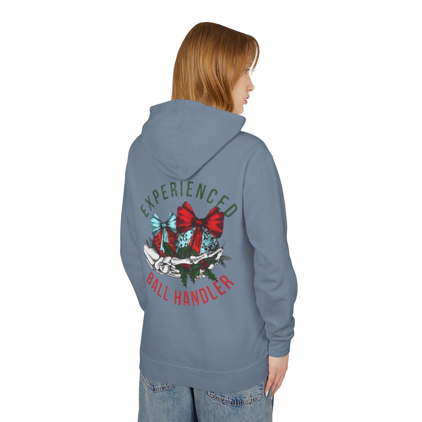 Unisex Lightweight Hooded Sweatshirt with Bow Design - Perfect for Basketball Lovers, Gift for Coaches, Holiday Apparel, Comfortable [...]