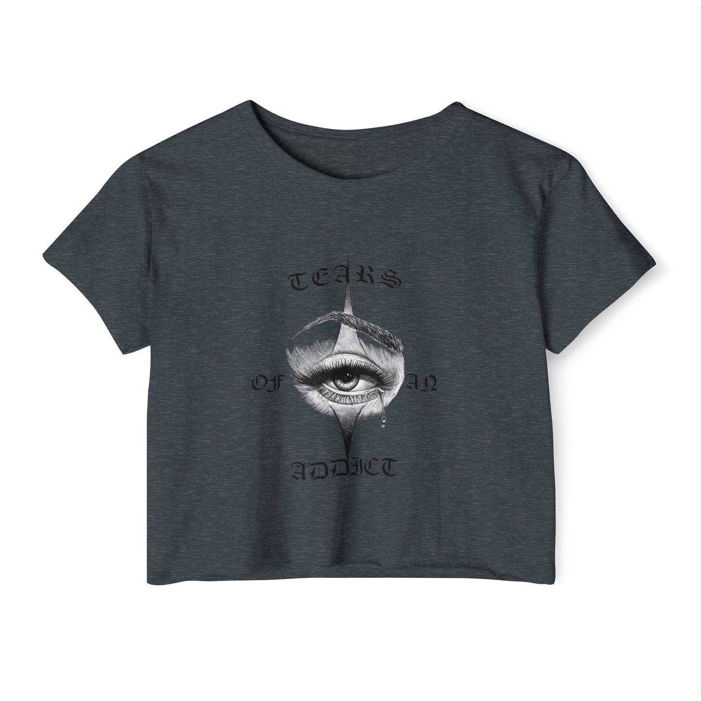 Women's Festival Crop Top with Unique Eye Design, Boho Crop Top, Festival Wear, Street Style Tee, Music Festival Outfit, Summer [...]