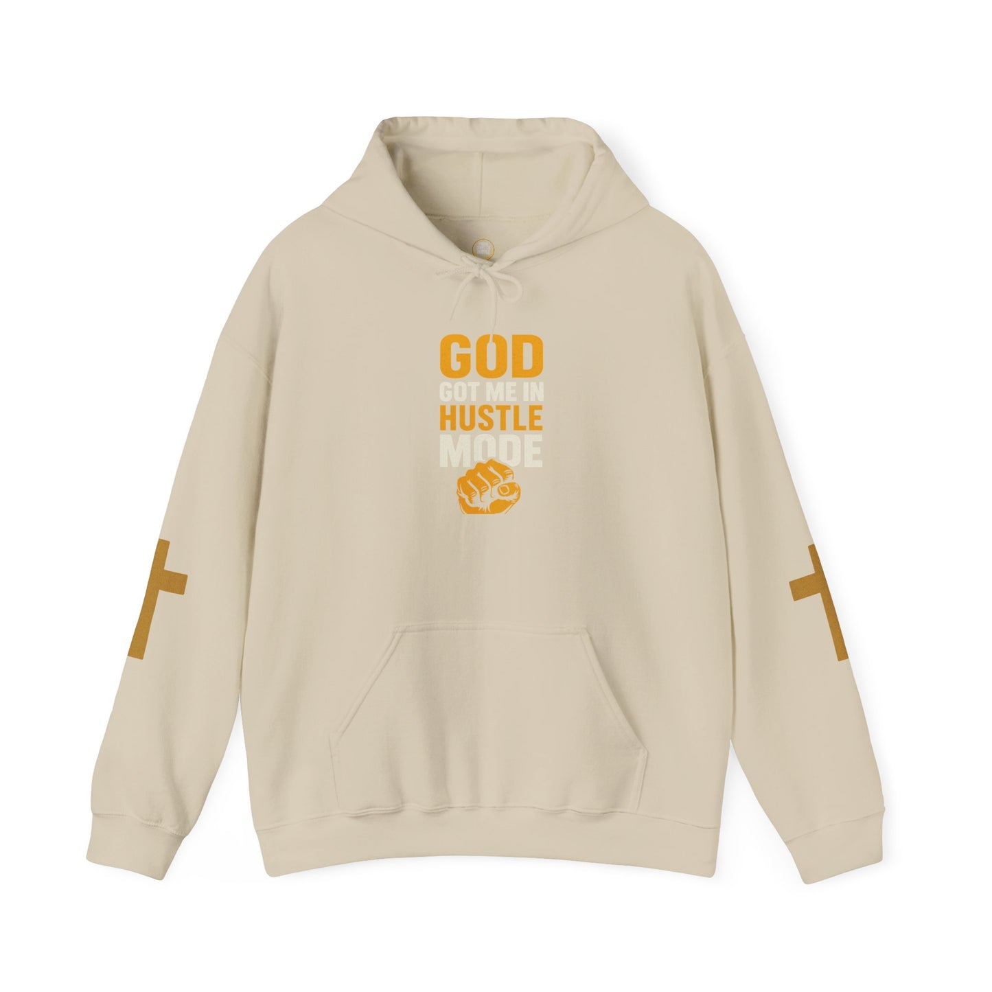 God Hustle Mode Hoodie - Unisex Heavy Blend Sweatshirt for Motivation, Inspirational Gift, Fitness Enthusiast, Daily Wear, Faith-Based [...]
