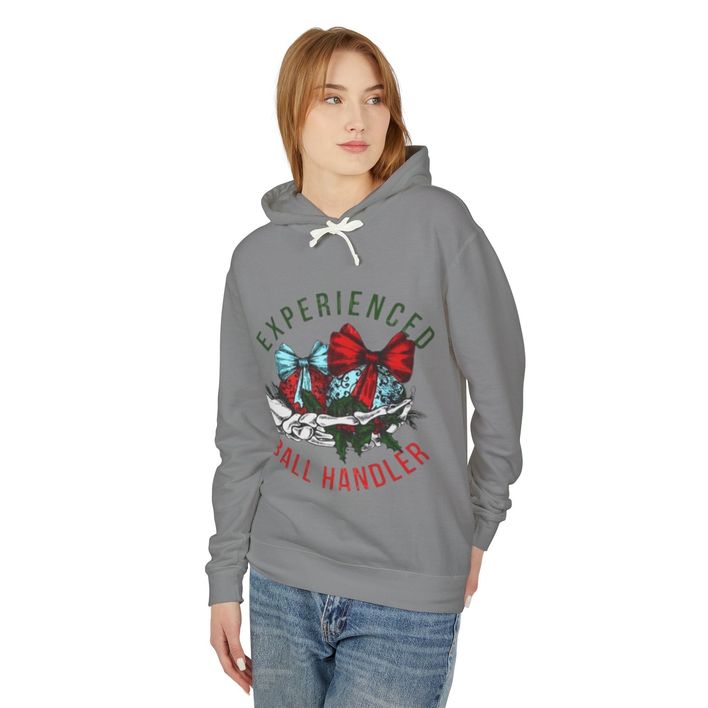 Unisex Lightweight Hooded Sweatshirt with Bow Design - Perfect for Basketball Lovers, Gift for Coaches, Holiday Apparel, Comfortable [...]