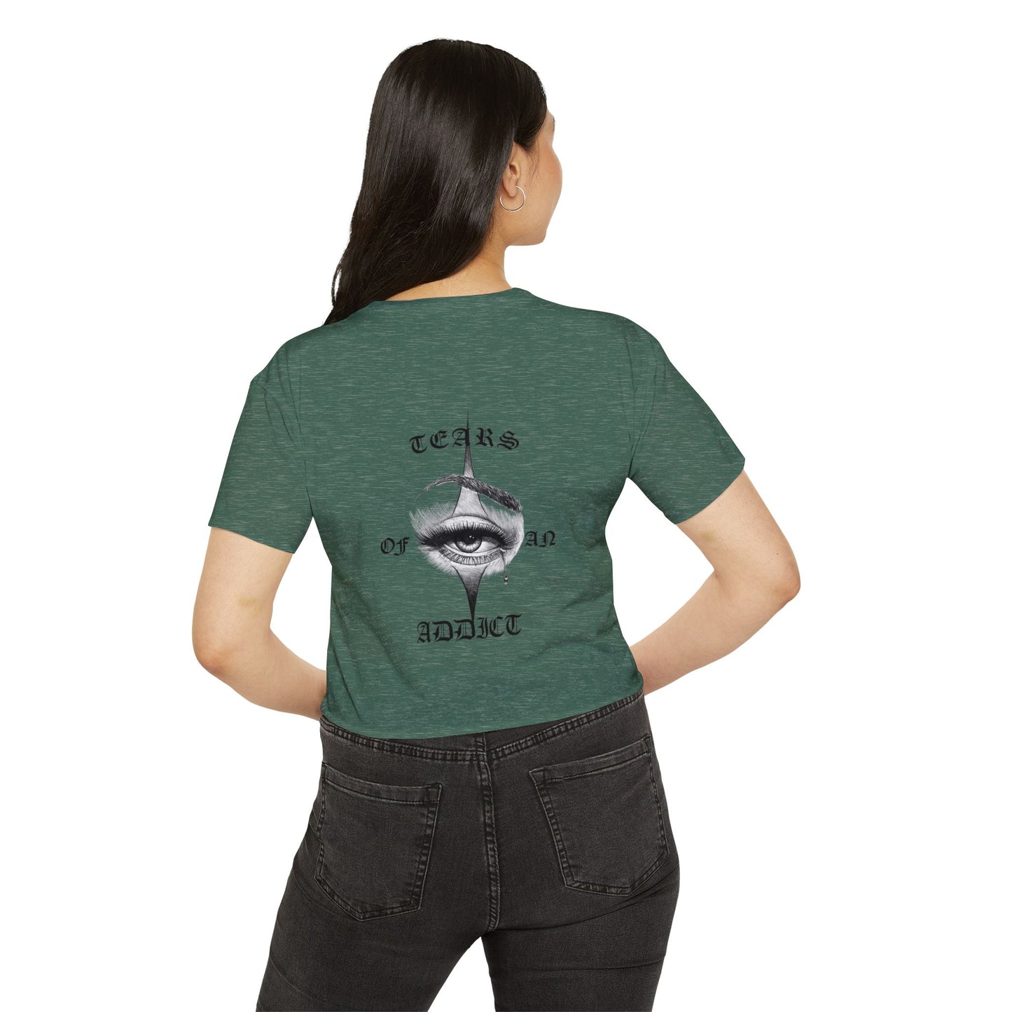 Women's Festival Crop Top with Unique Eye Design, Boho Crop Top, Festival Wear, Street Style Tee, Music Festival Outfit, Summer [...]