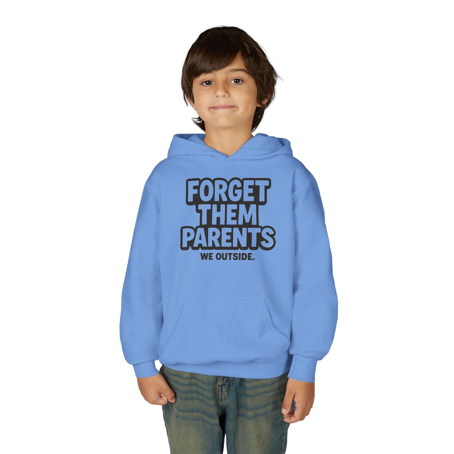 Youth Hoodie - Forget Them Parents | Trendy Sweatshirt for Teens | Perfect for Outdoor Fun, Gift for Birthday, Back to School, [...]