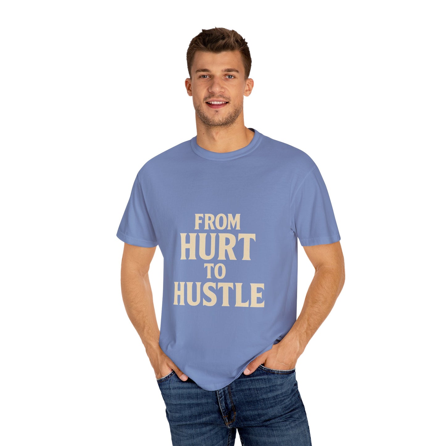 Inspirational Unisex T-Shirt: From Hurt to Hustle, Motivational Tee for Everyday Wear, Gift for Entrepreneurs, Positive Vibes, [...]