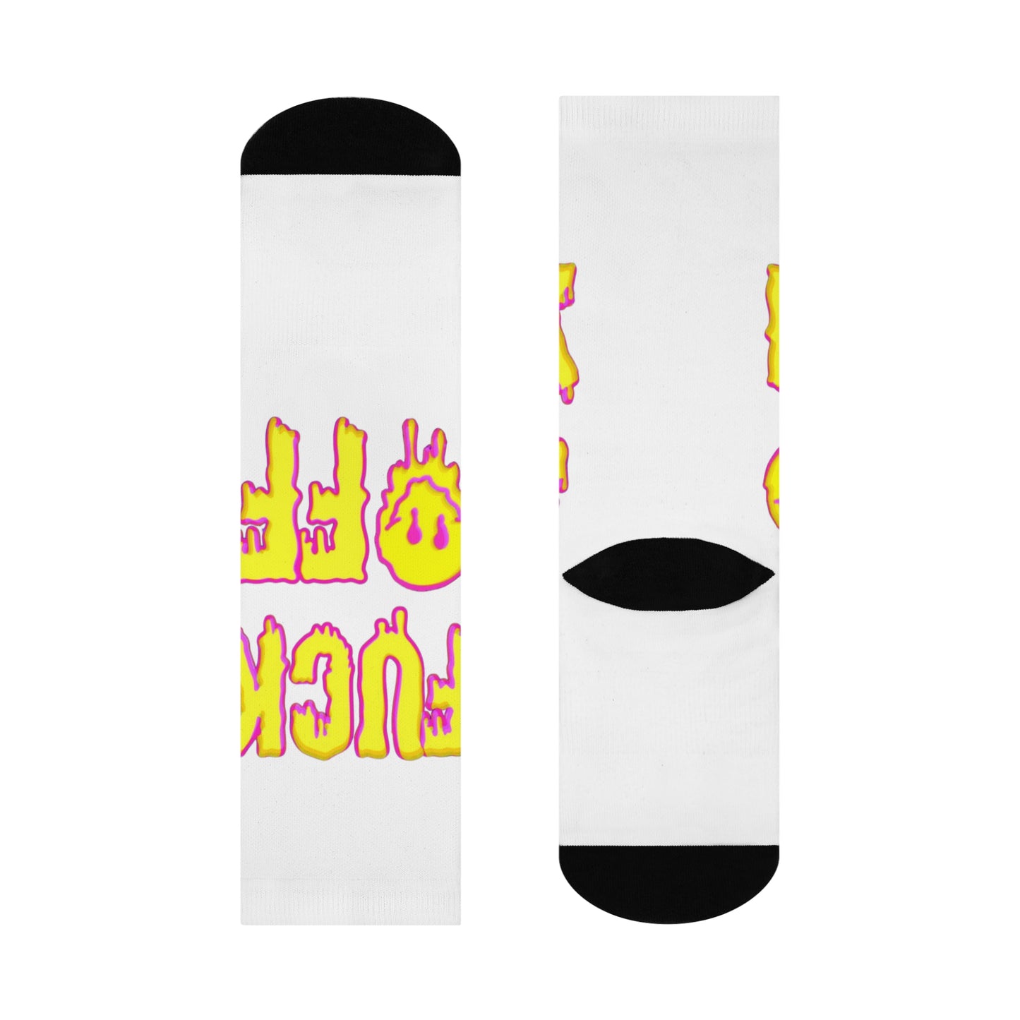 Fun Graphic Socks, Cushioned Crew Socks, Quirky Gift for Friends, Unique Statement Socks, Casual Everyday Wear, Perfect for Birthdays, [...]