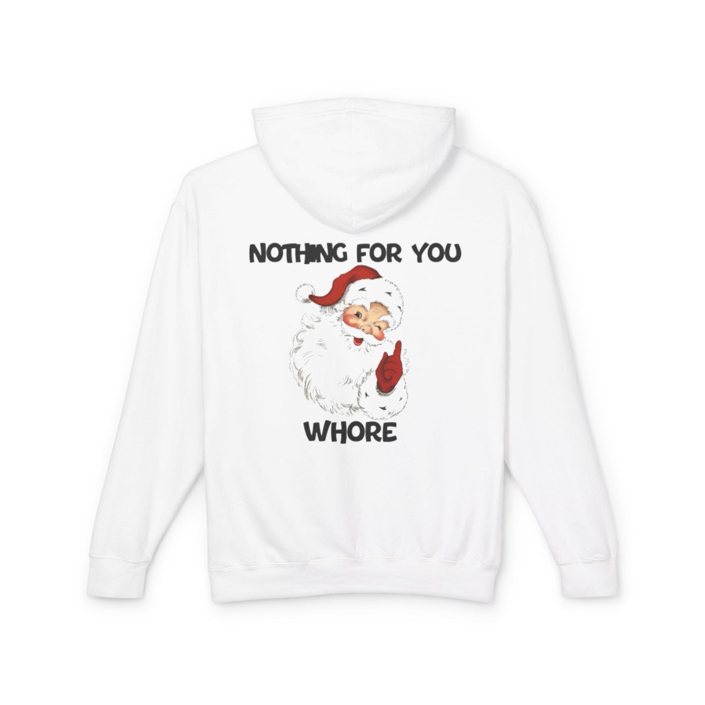 Funny Holiday Hooded Sweatshirt for Christmas, Humorous Gift, Unisex Lightweight Pullover, Santa Joke Hoodie, Christmas Apparel, [...]