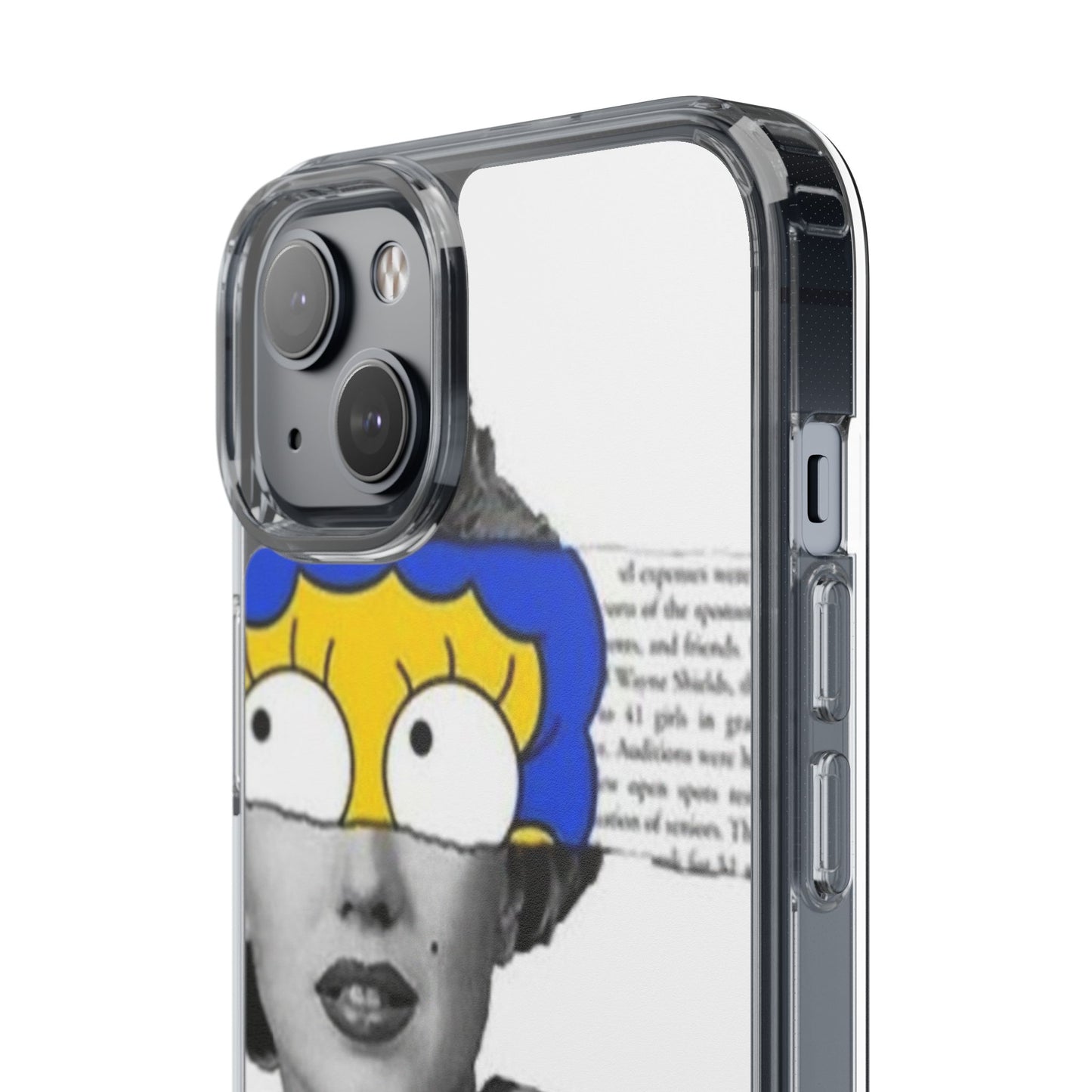 Unique Clear Case with Artistic Design, Phone Case, Customizable Clear Covers, Quirky Phone Accessories, Gifts for Her, Pop Culture [...]