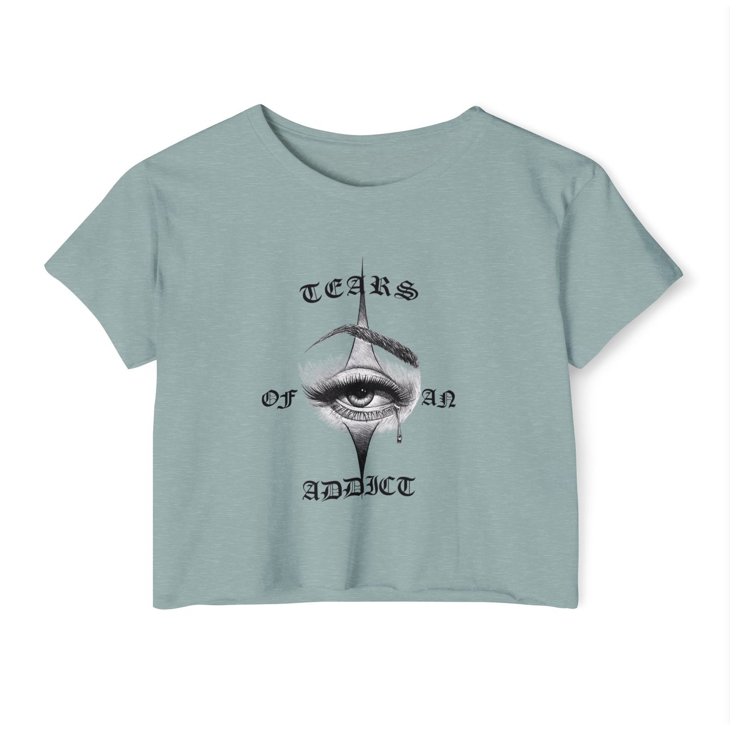 Women's Festival Crop Top with Unique Eye Design, Boho Crop Top, Festival Wear, Street Style Tee, Music Festival Outfit, Summer [...]