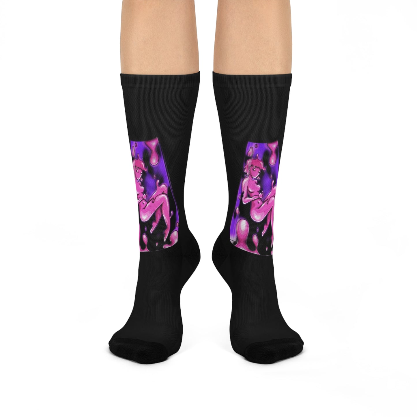 Stylish Cushioned Crew Socks with Fun Design, Cozy Footwear for Everyday Wear, Perfect Gift for Sock Lovers, Unique Fashion Socks, [...]