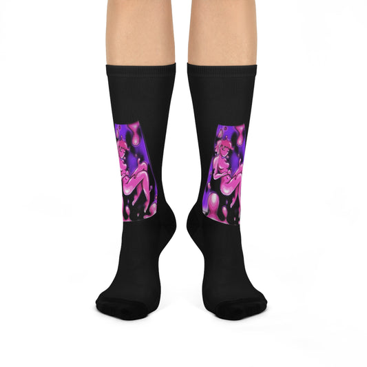 Stylish Cushioned Crew Socks with Fun Design, Cozy Footwear for Everyday Wear, Perfect Gift for Sock Lovers, Unique Fashion Socks, [...]