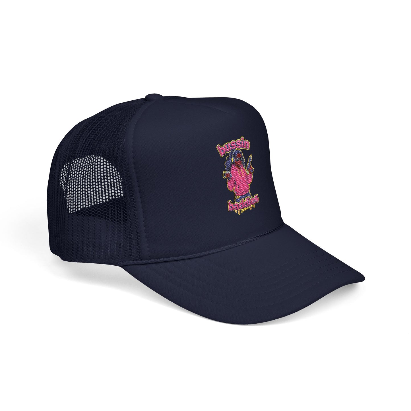 Vibrant Embroidered Trucker Hat, Fun Hat for Outdoor Adventures, Adjustable Baseball Cap, Perfect Gift for Festivals, Summer Wear, [...]