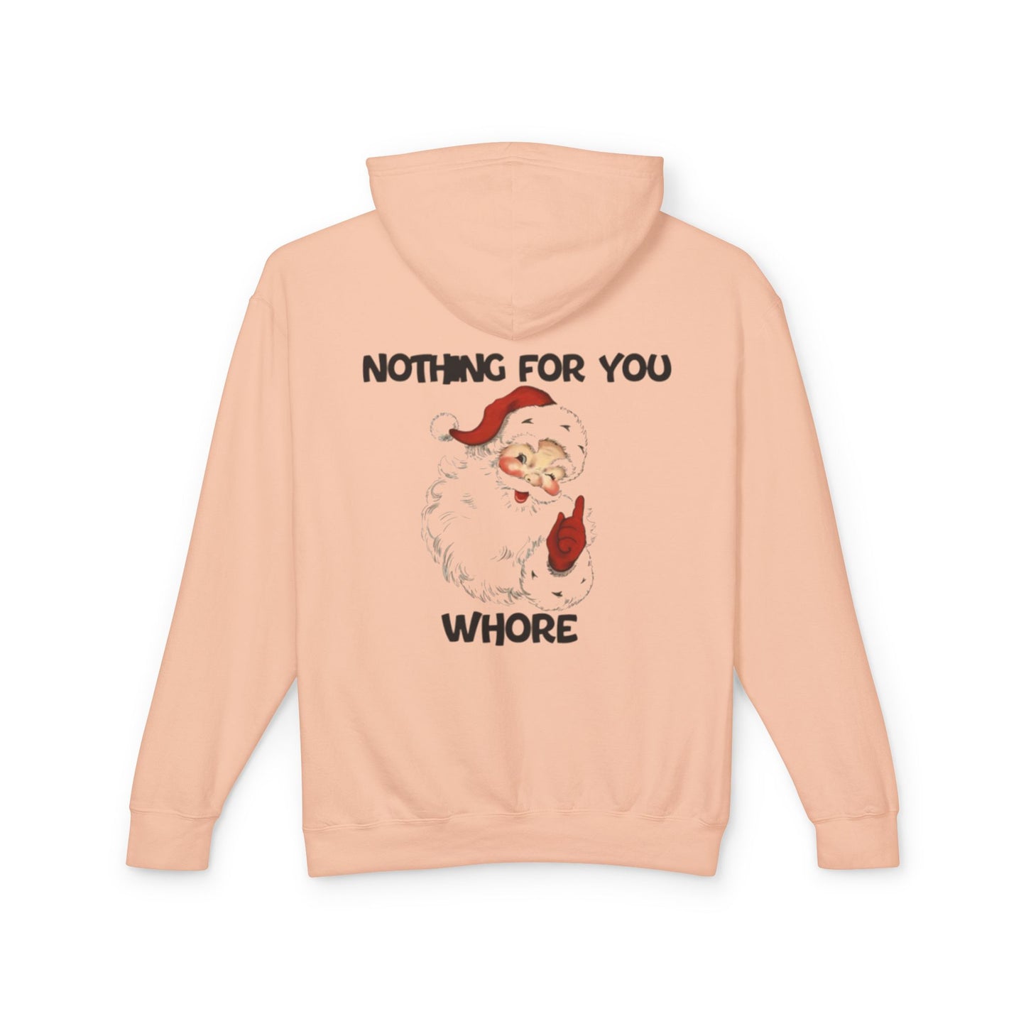 Funny Holiday Hooded Sweatshirt for Christmas, Humorous Gift, Unisex Lightweight Pullover, Santa Joke Hoodie, Christmas Apparel, [...]