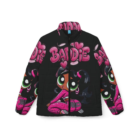 Baddie Women's Puffer Jacket, Cute Winter Coat, Trendy Outerwear, Streetwear Fashion, Stylish Jacket for Girls, Unique Gift Idea